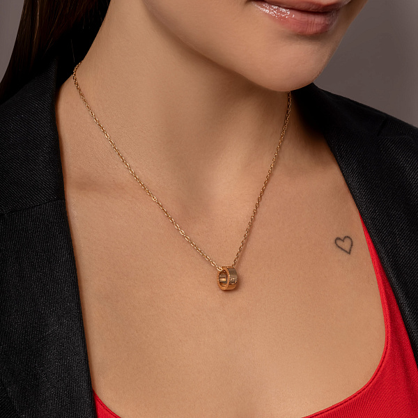 Подвеска из красного золота (арт. 424980) – изображение 3