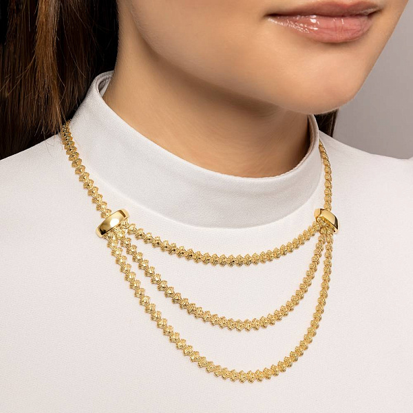 Колье Francelli из желтого золота (арт. е352960ж) – изображение 2