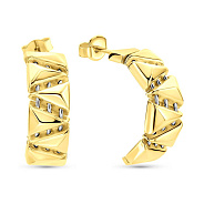 Сережки Francelli з жовтого золота (арт. 109696ж)