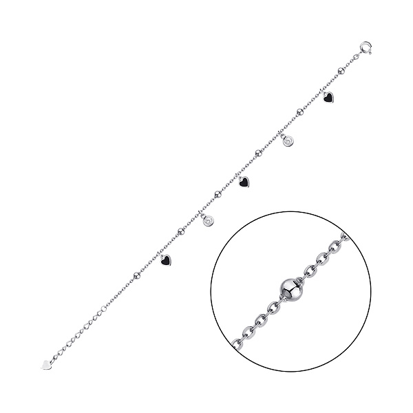 Браслет зі срібла (арт. 7509/4099еч) – зображення 1
