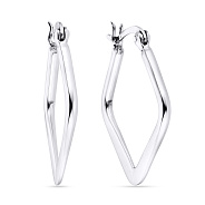 Фото Срібні сережки Trendy Style без каменів (арт. 7502/3394)