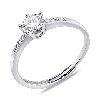 Серебряное кольцо с фианитамы (арт. 7501/8097)