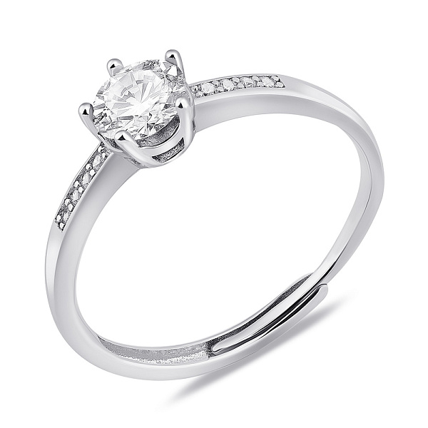 Серебряное кольцо с фианитамы (арт. 7501/8097) – изображение 1