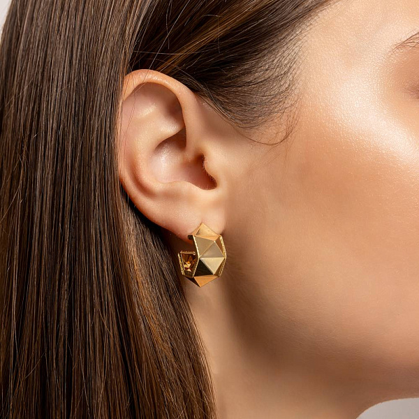 Серьги из желтого золота Francelli (арт. 1091658ж) – изображение 2