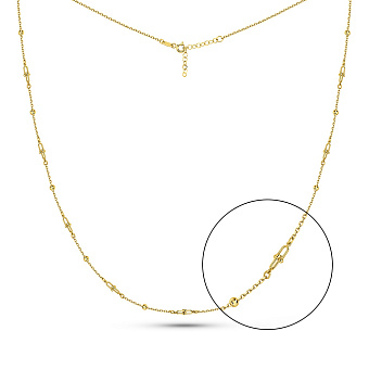 Колье из желтого золота (арт. 352966ж)