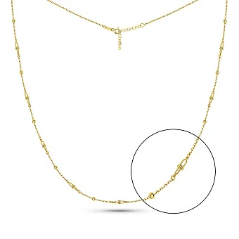 Колье из желтого золота (арт. 352966ж)