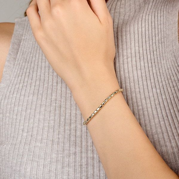 Золотой браслет в желтом цвете металла (арт. 325368ж) – изображение 2