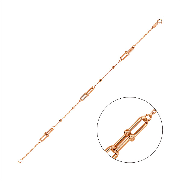 Браслет з червоного золота (арт. 3261305) – зображення 1