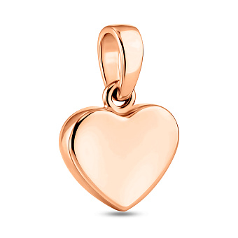 Фото Золота підвіска «Сердечко» (арт. 440483)
