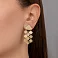 Золотые серьги с подвесками Francelli (арт. 1092056ж) – изображение 2