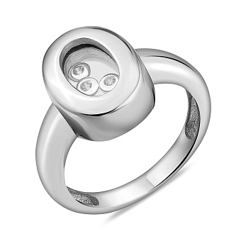 Золотое кольцо с фианитами (арт. 150852б)