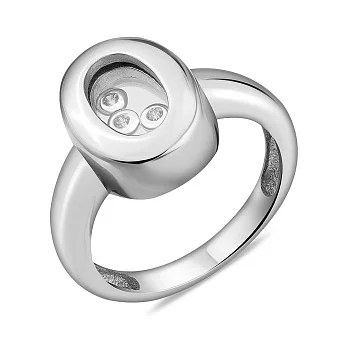 Золотое кольцо с фианитами (арт. 150852б)