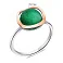 Серебряное кольцо с нефритом (арт. 7201/200нфркп) – изображение 2