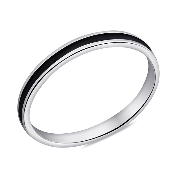 Серебряное кольцо с эмалью (арт. 7501/1106ечкю) – изображение 1
