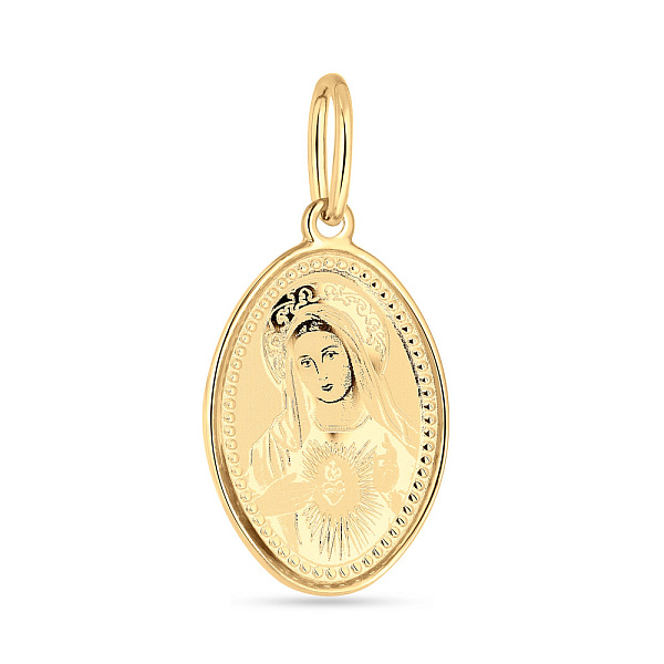 Ладанка из желтого золота (арт. 413801ж) – изображение 1