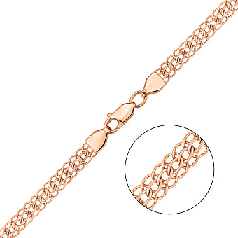 Фото Ланцюжок золотий плетіння Пітон (арт. цр3056-045)