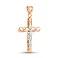 Золотой крестик с распятием (арт. 500671) – изображение 1