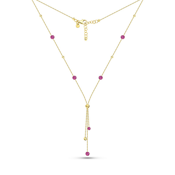 Колье Francelli из желтого золота (арт. 352586жмлн) – изображение 2