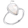 Серебряное кольцо с перламутром (арт. 7501/6798п) – изображение 2