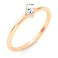 Золота каблучка з фіанітом (арт. 1401075) – зображення 4
