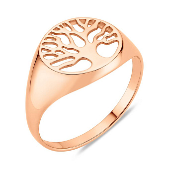 Фото Кольцо Дерев из красного золота (арт. 140002)