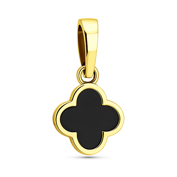 Золотий кулон з емаллю (арт. 441087жеч) – зображення 1
