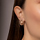 Серьги из красного золота без камней (арт. 1092148м) – изображение 2