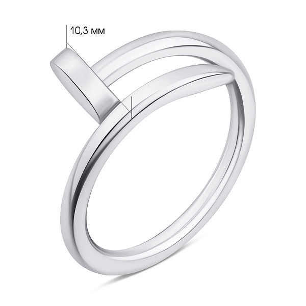 Серебряное кольцо Гвоздь (арт. 7501/4711) – изображение 2