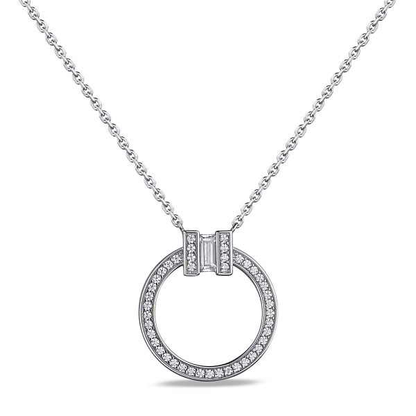 Колье из серебра с фианитами (арт. 7507/1989) – изображение 1