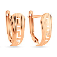 Сережки из красного золота Олимпия (арт. 109645)