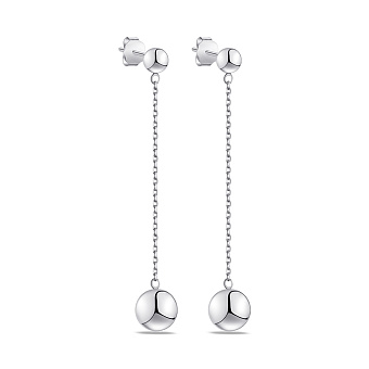 Фото Серьги-подвески Trendy Style из серебра с подвеской (арт. 7518/6790)