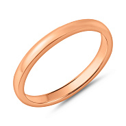 Обручальное кольцо из красного золота (арт. 239219)