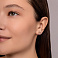 Золотые серьги пусеты Корона с фианитами (арт. 110589) – изображение 3