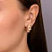 Сережки-кільця з червоного золота (арт. 1092064/20) – зображення 2
