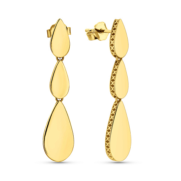 Золотые серьги Francelli (арт. 1091688ж) – изображение 1