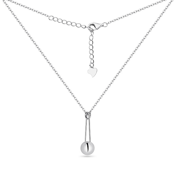 Кольє зі срібла з підвіскою Trendy Style (арт. 7507/1388) – зображення 2