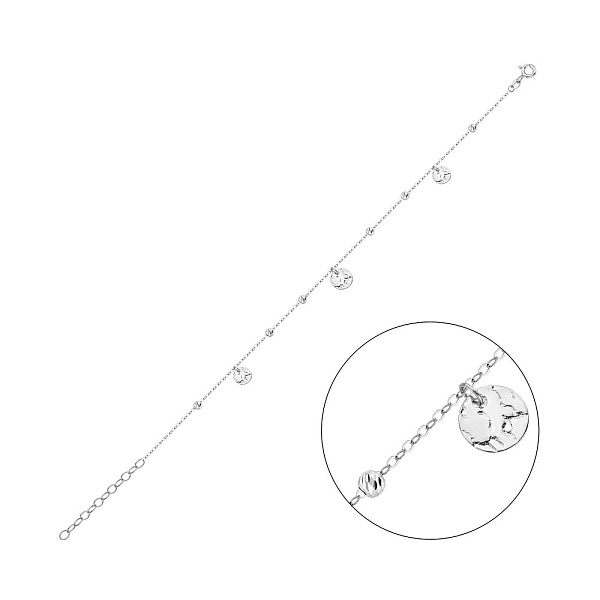 Золотий браслет Монети (арт. 326936б) – зображення 1