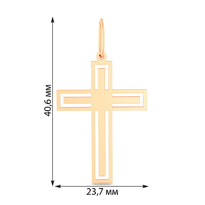 Золотой крестик (арт. 440802/35)