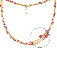 Фото Кольє Francelli з жовтого золота (арт. 351581жмлн)