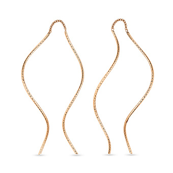 Золоті сережки протяжки (арт. 108229)