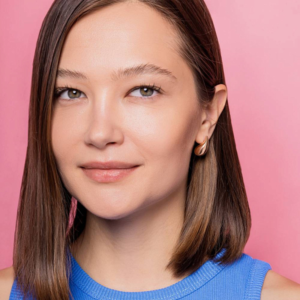 Золотые серьги Капля (арт. 1091438) – изображение 3