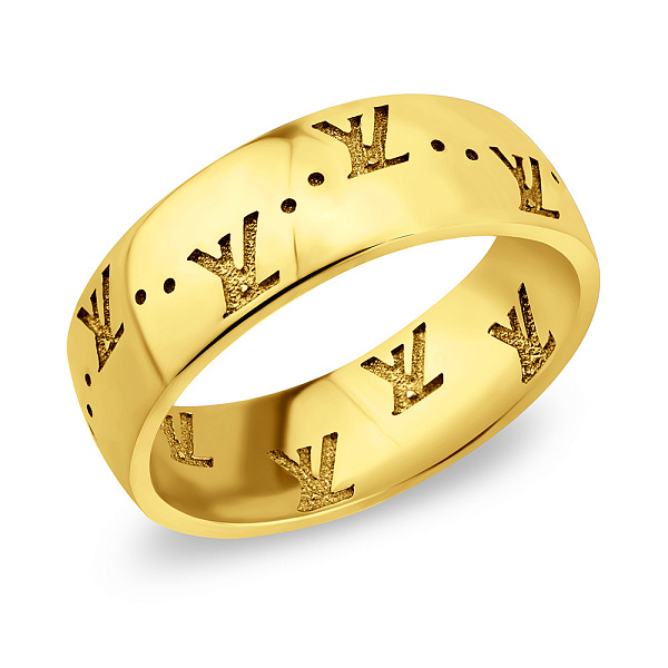 Кольцо из желтого золота (арт. 155774ж) – изображение 1