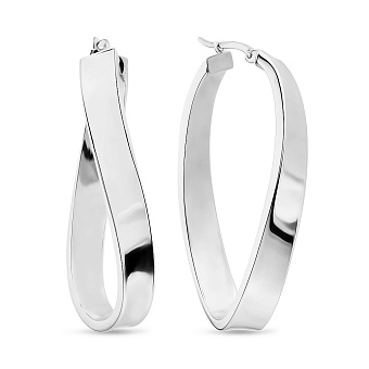 Фото Золоті сережки без каменів (арт. 104449б)