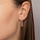 Серьги Звенья из красного золота (арт. 1091594) – изображение 2