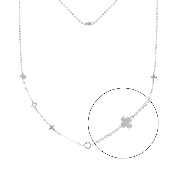 Кольє з білого золота (арт. 351495б) – зображення 1