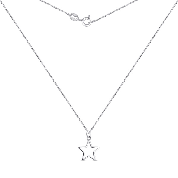 Серебряное колье Звезда (арт. 7507/КЛ2/807) – изображение 2