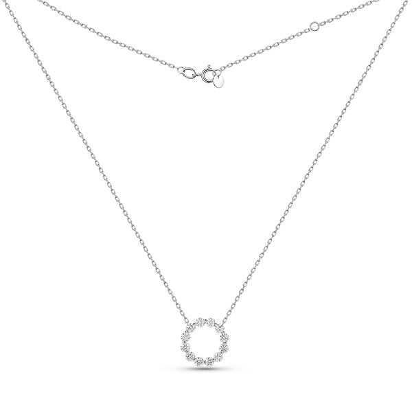 Золотое колье с бриллиантами (арт. Ц011538020б) – изображение 2