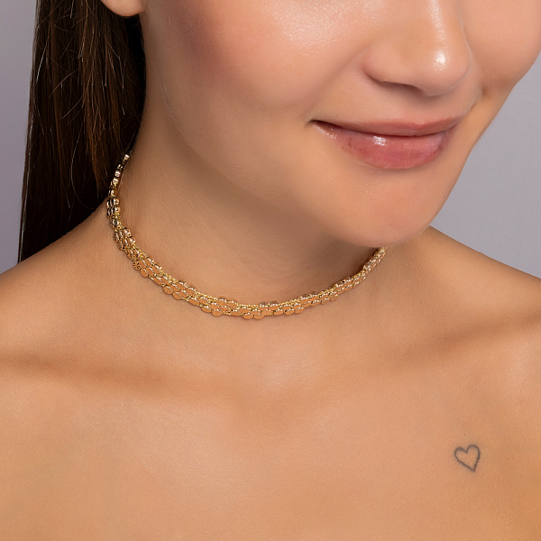 Кольє Francelli з алмазною гранню (арт. 353005ж) – зображення 3