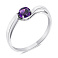 Серебряное кольцо с аметистом (арт. 7501/544Акп) – изображение 1
