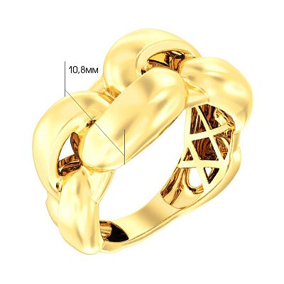 Массивное золотое кольцо Francelli &quot;Цепь&quot;  (арт. 140970ж)